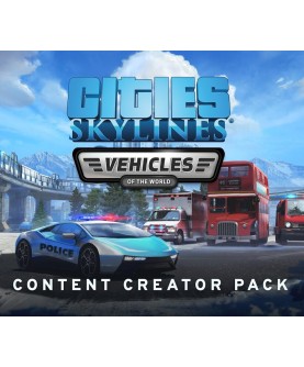 Cities: Skylines - Content Creator Pack: Vehicles of the World DLC Steam Key GLOBAL